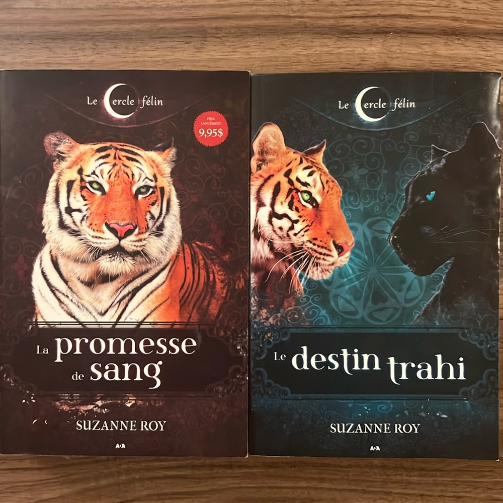 Le Cercle félin 1-2, livres en français, books in french
